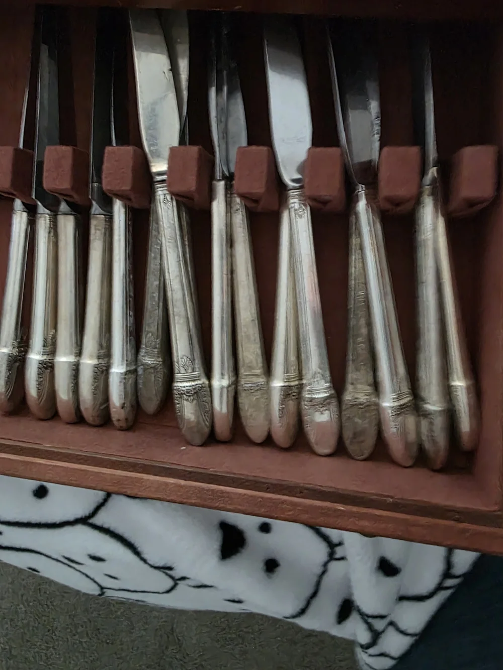 Vintage 1847 ROGERS Silver-Tone Flatware Set - FIRST LOVE Pattern, Silver